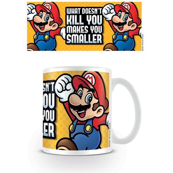 Super Mario makes you smaller mug - Gamesellers.nl