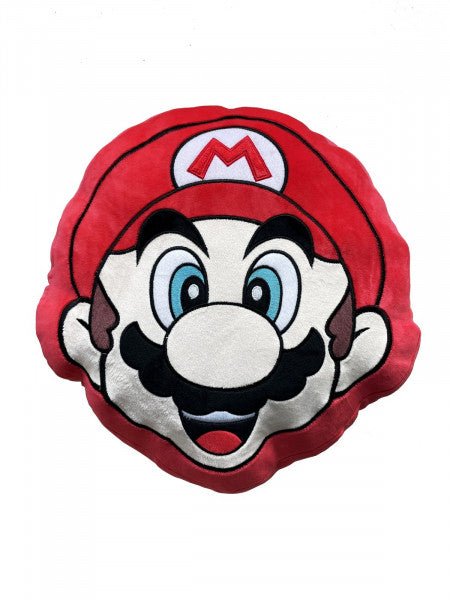 Super Mario: Mario with Back Print 40 cm Plush Cushion - Gamesellers.nl