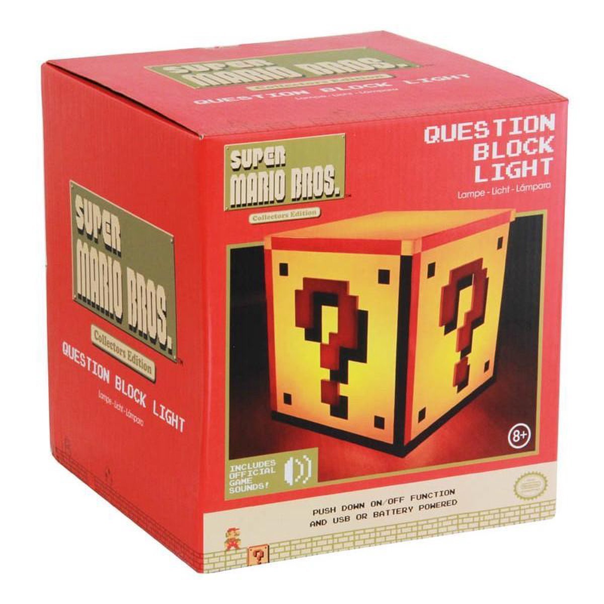 Super Mario Question block light - Gamesellers.nl