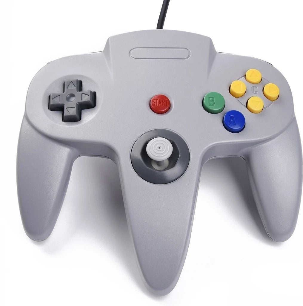 Teknogame controller voor Nintendo 64 grijs - Gamesellers.nl