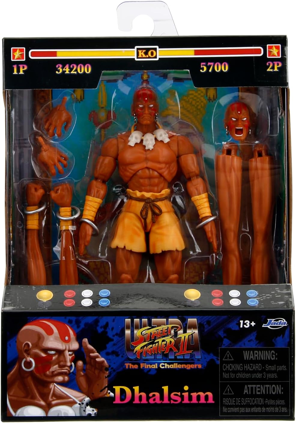 Ultra Street Fighter 2 Action Figure - Dhalsim - Gamesellers.nl