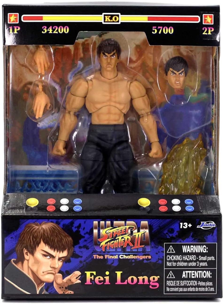 Ultra Street Fighter 2 Action Figure - Fei Long - Gamesellers.nl