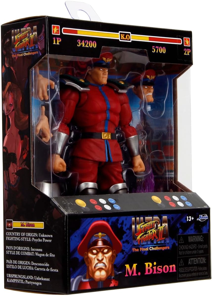 Ultra Street Fighter 2 Action Figure - M. Bison - Gamesellers.nl