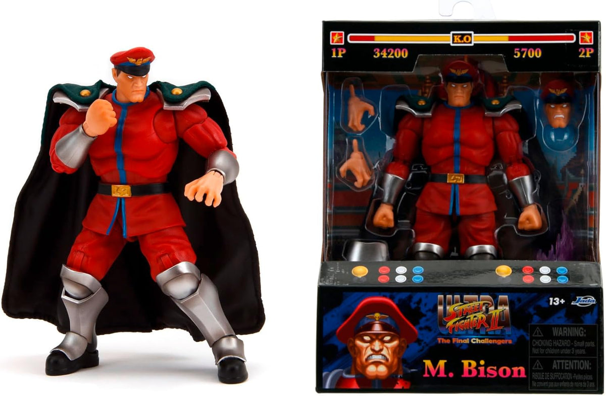 Ultra Street Fighter 2 Action Figure - M. Bison - Gamesellers.nl