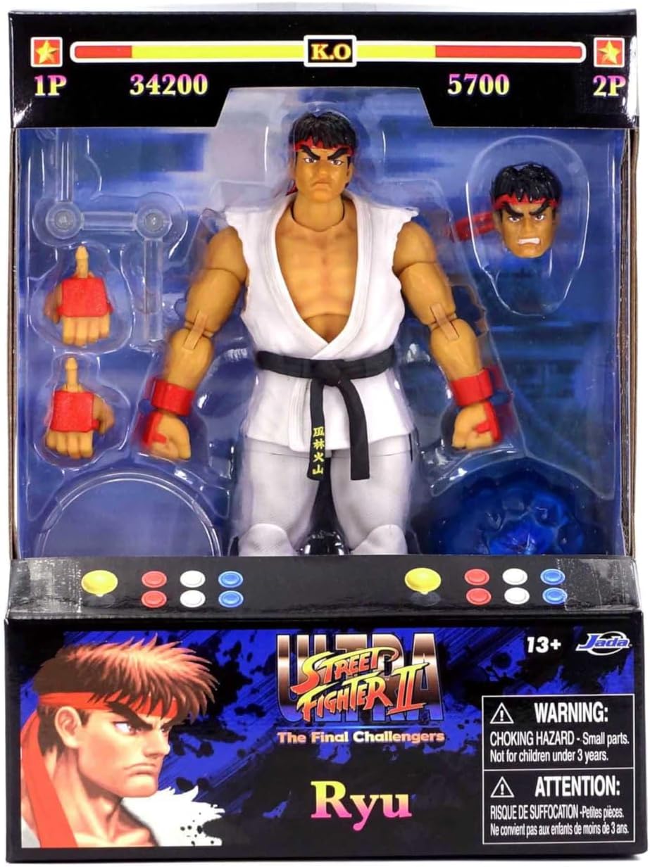 Ultra Street Fighter 2 Action Figure - Ryu - Gamesellers.nl