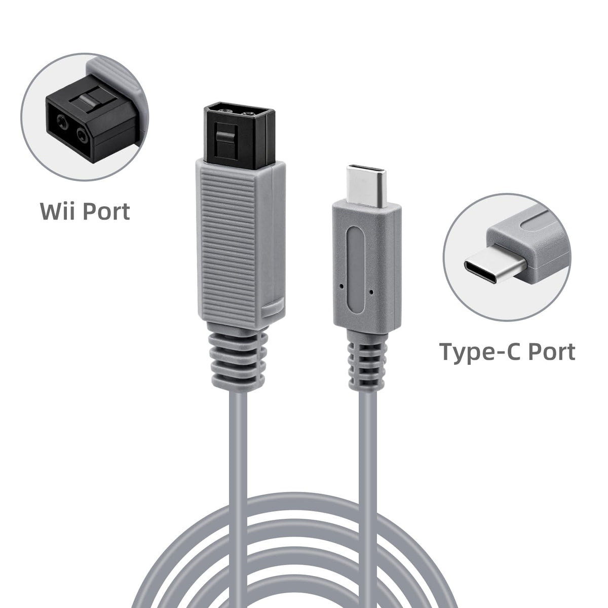 USB - C stroomkabel voor Nintendo Wii - Gamesellers.nl