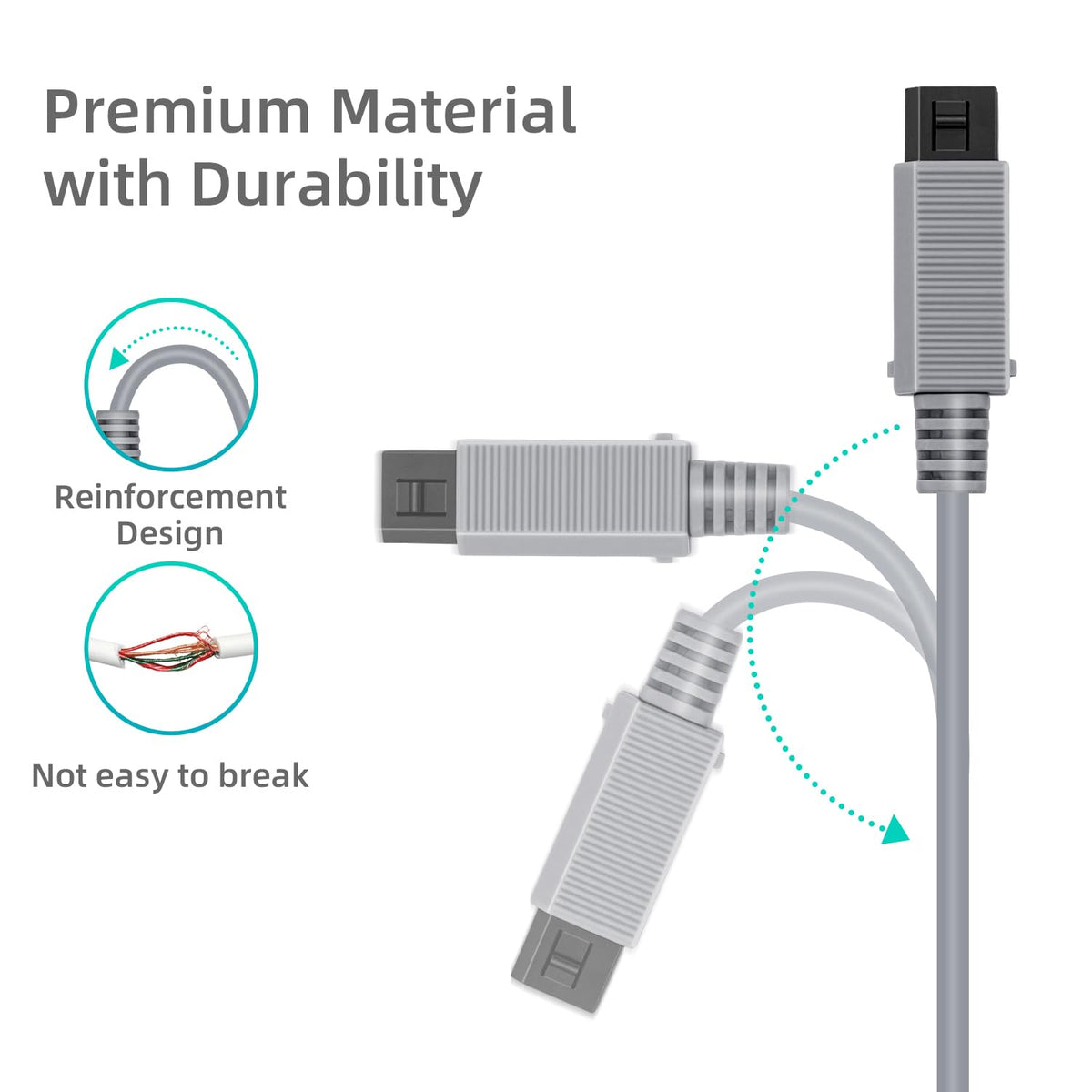 USB - C stroomkabel voor Nintendo Wii - Gamesellers.nl