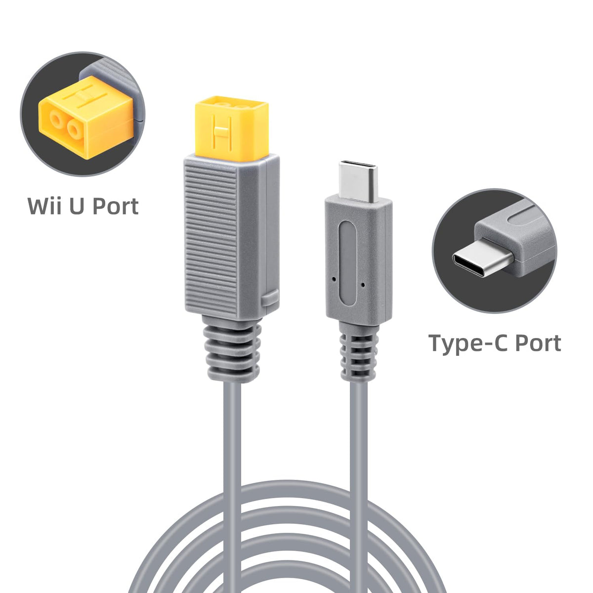 USB - C stroomkabel voor Nintendo Wii U - Gamesellers.nl