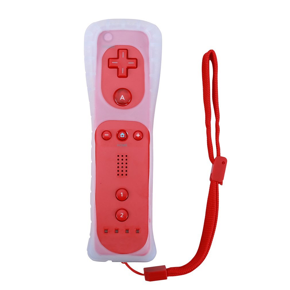 Wii remote controller rood motion plus 3rd party NIEUW - Gamesellers.nl