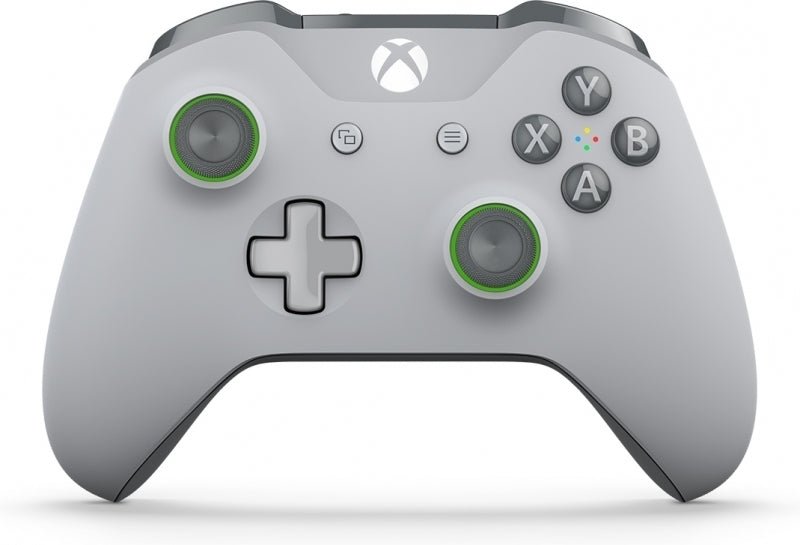 Xbox One draadloze controller - grijs / groen - Gamesellers.nl